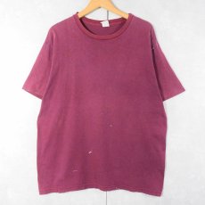 画像1: 80's Cnampion バータグ USA製 目無し 無地Tシャツ XL (1)