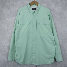 画像1: Patagonia フィッシングシャツ XL (1)