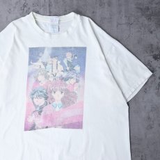 画像1: 90's ふしぎ遊戯 アニメプリントTシャツ XL (1)
