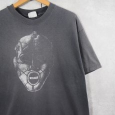 画像1: 80's ZONE USA製 プリントTシャツ BLACK XL (1)