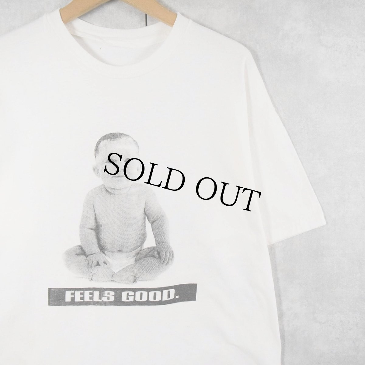 画像2: 90's "FEELS GOOD FEELS BETTER" フォトプリントTシャツ (2)