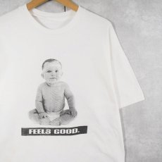 画像2: 90's "FEELS GOOD FEELS BETTER" フォトプリントTシャツ  (2)