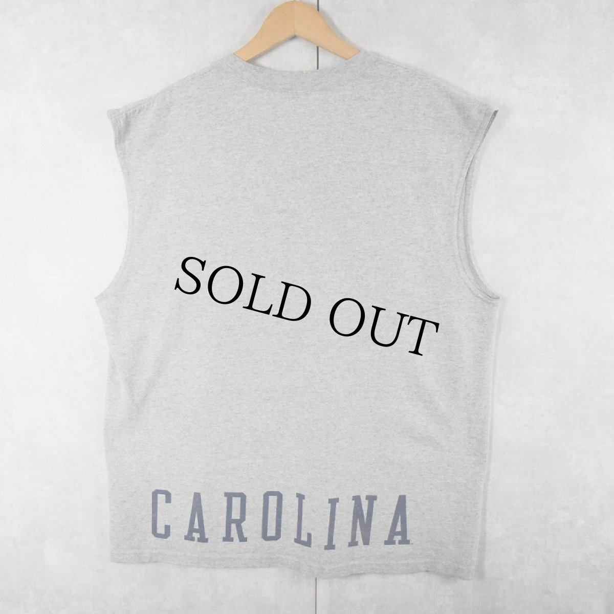 画像2: 〜2000's NIKE USA製 "University of North Carolina" ロゴプリントタンクトップ L (2)