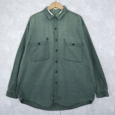 画像1: 90's Patagonia リネン×コットンシャツ L  (1)