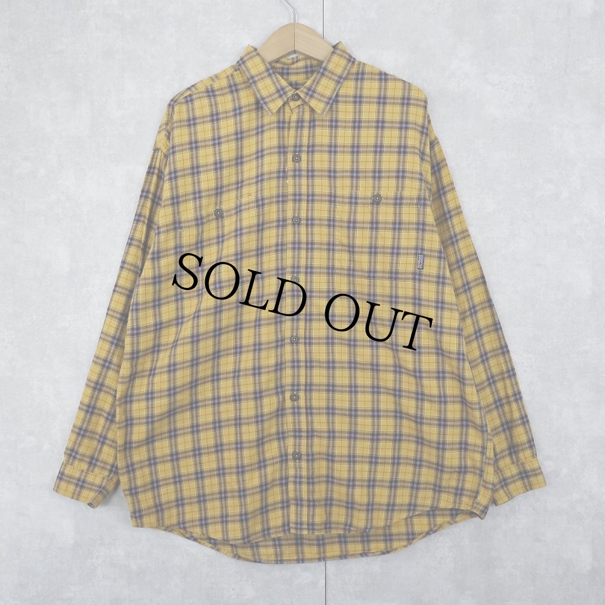 画像1: 90~2000's patagonia "ORGANIC COTTON" チェック柄コットンシャツ (1)