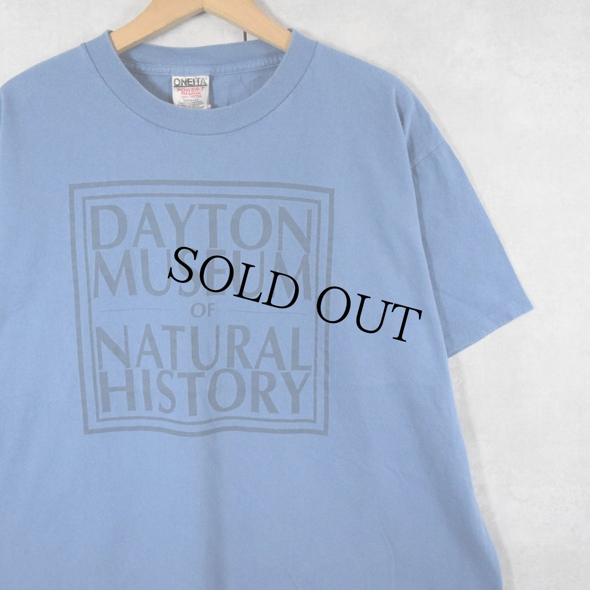 画像1: 90's DAYTON MUSEUM OF NATURAL HISTORY USA製 アメリカ空軍博物館 プリントTシャツ XL (1)
