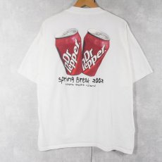 画像1: 2000's Dr Pepper "NICE CANS" 飲料メーカー プリントTシャツ XL (1)