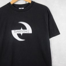 画像1: EVANESCENCE ロックバンド プリントTシャツ M (1)