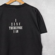 画像2: 90's CAFE ZING イラストプリント カフェTシャツ BLACK  (2)