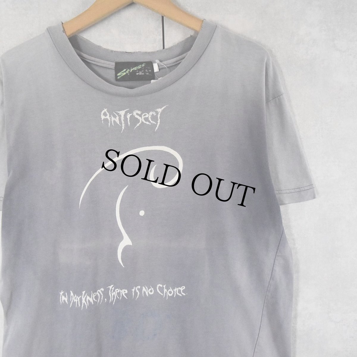 画像1: ANTISECT "IN DARKNESS" パンクロックバンド プリントTシャツ M (1)