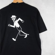 画像2: "TIME OF THE MONTH" メッセージプリントTシャツ BLACK M (2)
