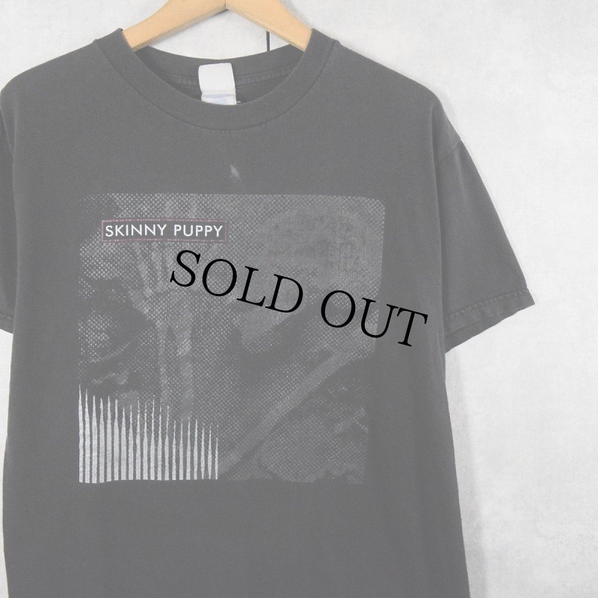 画像1: SKINNY PUPPY "Remission" エレクトロインダストリアルバンド アルバムプリントTシャツ BLACK M (1)