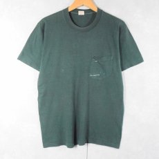 画像1: 60's B.V.D. 無地ポケットTシャツ L (1)