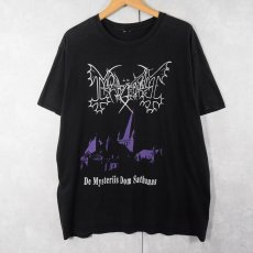画像1: MAYHEM "De Mysteriis Dom Sathanas" ブラックメタルバンド アルバムプリントTシャツ BLACK (1)
