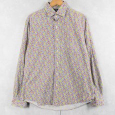 画像1: POLO Ralph Lauren "REGENT CUSTOM FIT" ポニー無し 花柄 コットンシャツ SIZE15 1/2 (1)