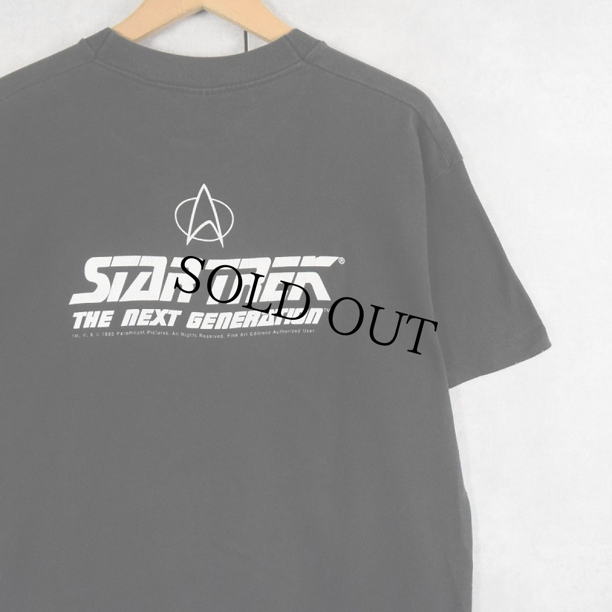 画像2: 90's STAR TREK CANADA製 "NCC-1701-D" TVドラマシリーズ プリントTシャツ BLACK L (2)