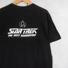 画像2: 90's STAR TREK CANADA製 "NCC-1701-D" TVドラマシリーズ プリントTシャツ BLACK L (2)