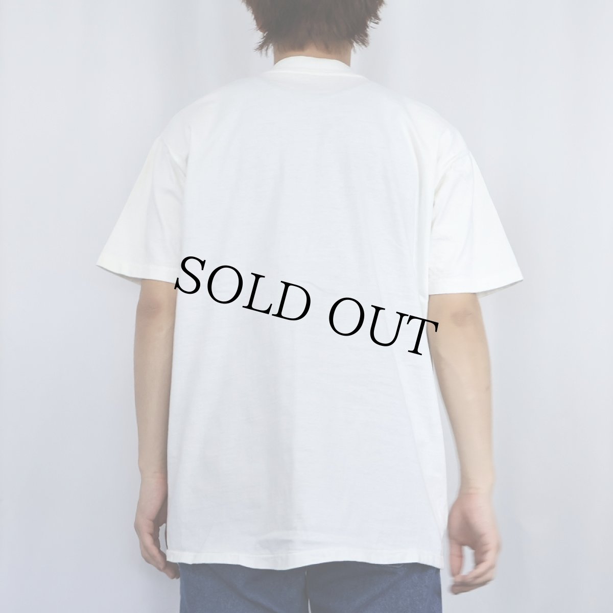 画像3: 90's USA製 "Let's Play Cowboys and Iraqians" 風刺イラストプリントTシャツ XL (3)