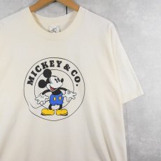 画像1: 90's MICKEY&CO "MICKEY MOUSE" キャラクタープリントTシャツ (1)