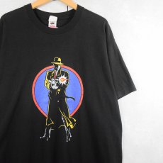 画像1: 90's Disney DICK TRACY USA製 キャラクタープリントTシャツ BLACK XL (1)