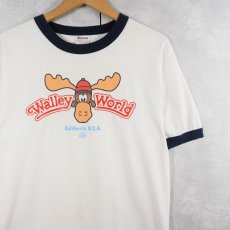 画像1: 90's Walley World USA製 "National Lampoon's Vacation" コメディ映画プリント リンガーTシャツ M (1)