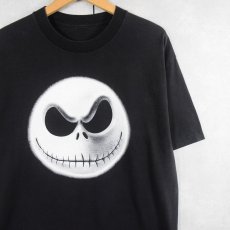 画像1: The Nightmare Before Christmas "Jack Skellington" キャラクタープリントTシャツ BLACK (1)