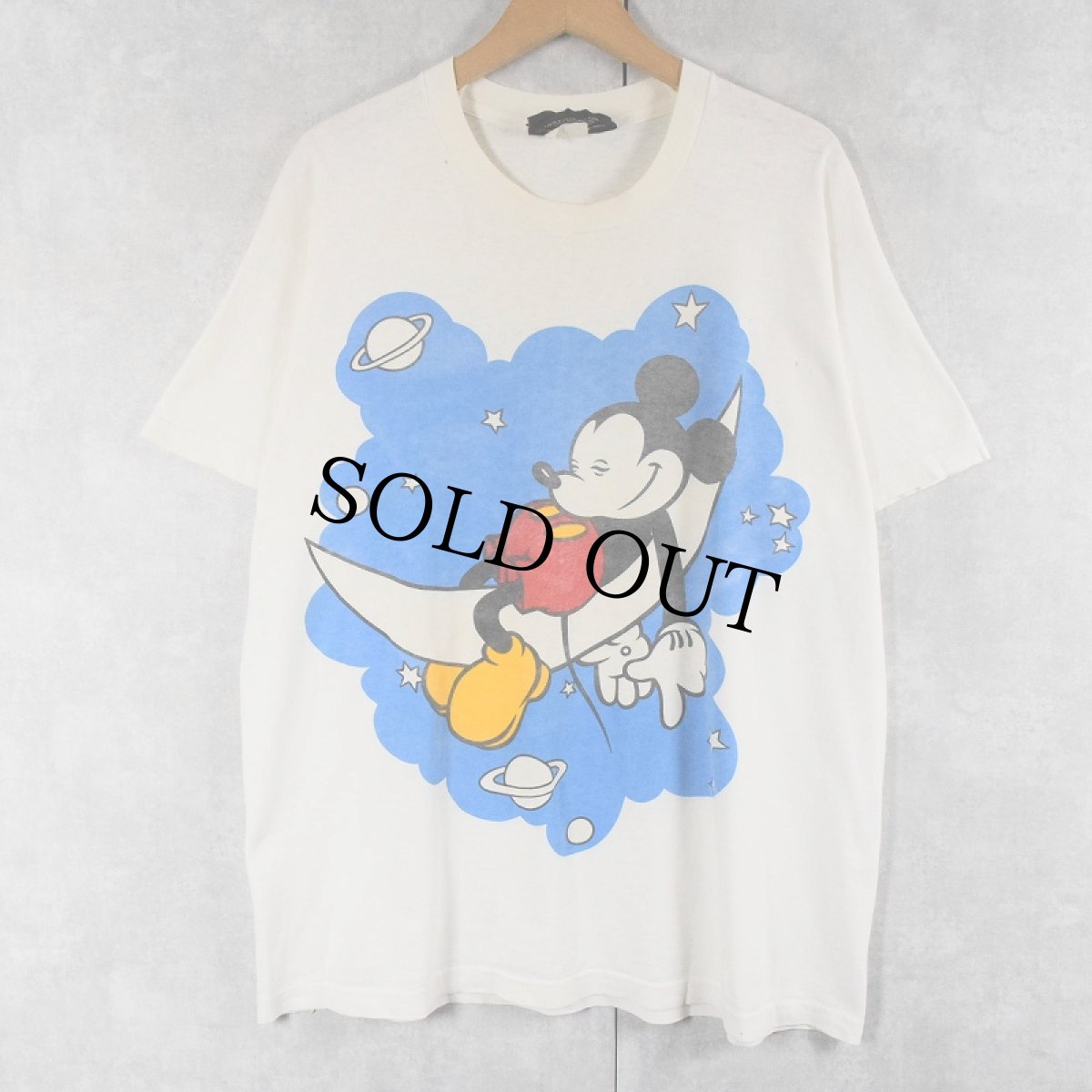 画像1: 90's Disney "MICKEY MOUSE" キャラクタープリントTシャツ (1)