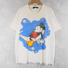 画像1: 90's Disney "MICKEY MOUSE" キャラクタープリントTシャツ (1)