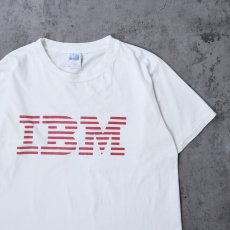 画像1: 90's IBM "STRONG LEGS RUN" コンピューター企業 プリントTシャツ L (1)