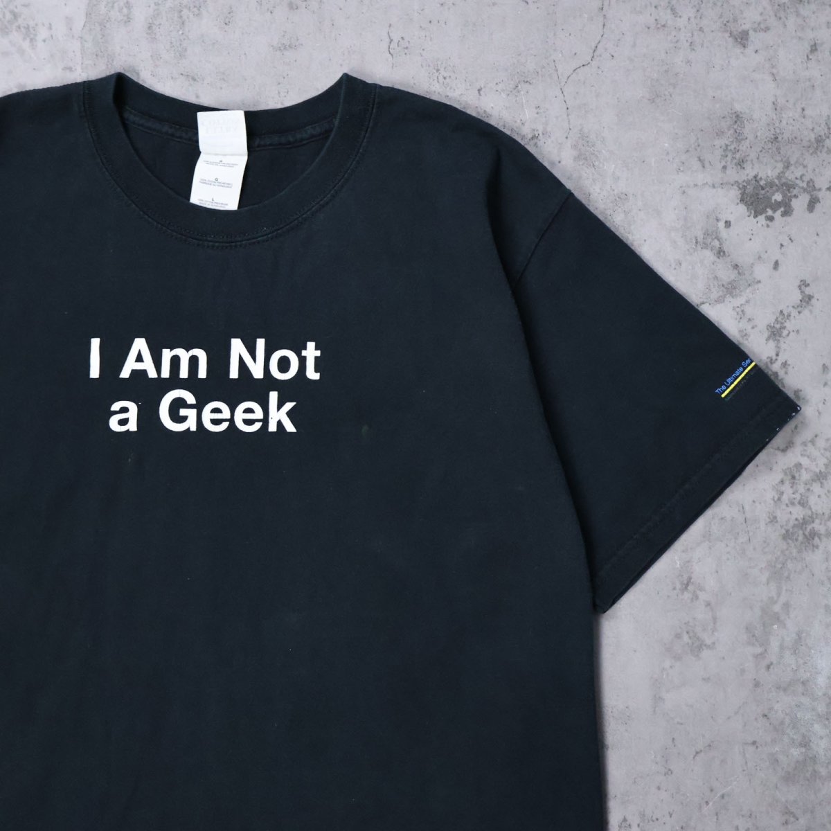 画像1: The ultimate server geek contest "I am a not geek" プリントTシャツ BLACK L (1)