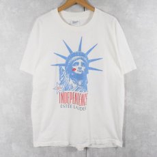 画像1: ESTEE LAUDER "自由の女神" 化粧品メーカー プリントTシャツ ONE SIZE (1)