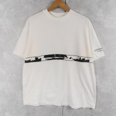 画像1: 90's SMITH&HILL USA製 ボート柄 巻きプリントTシャツ L (1)