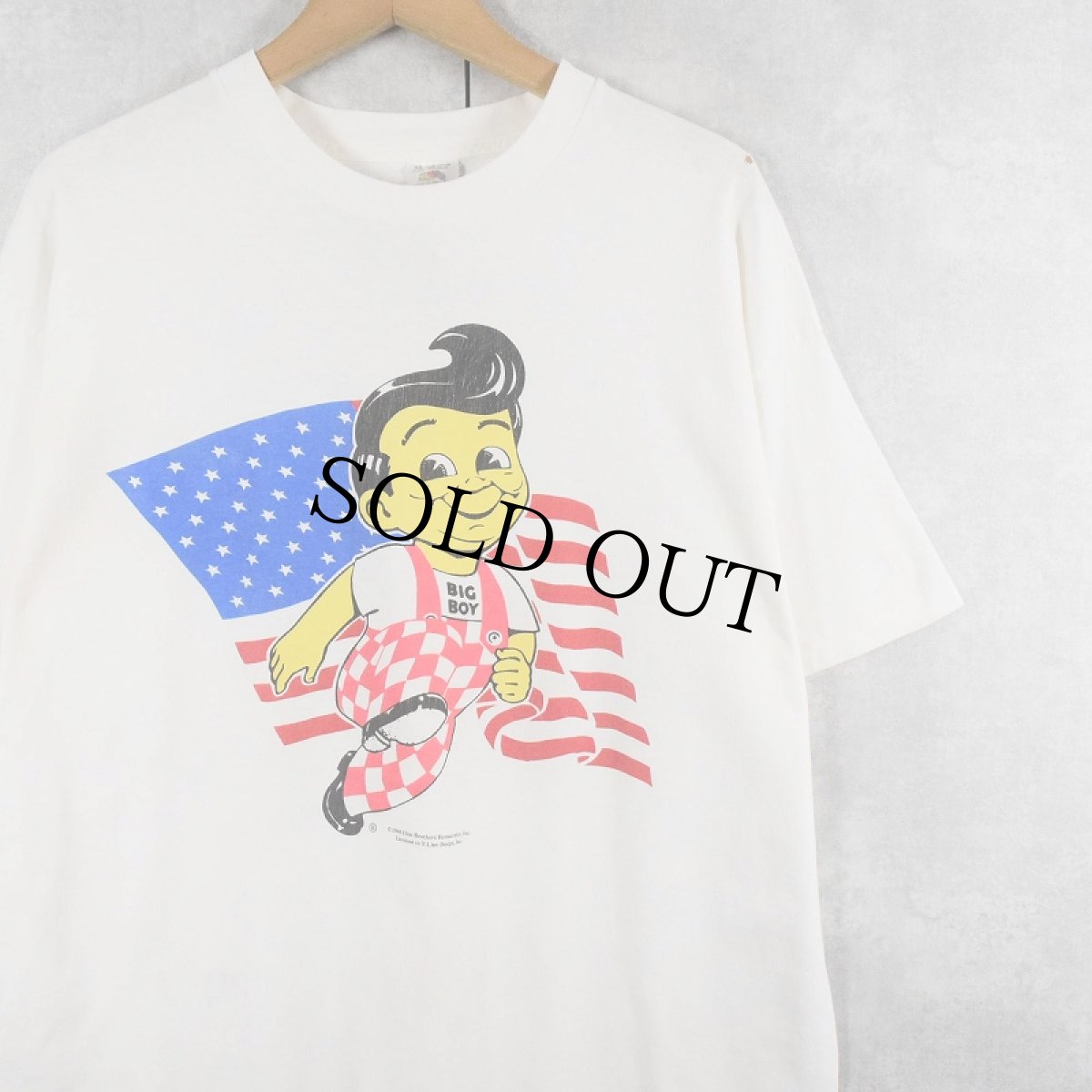画像1: 90's BIC BOY USA製 キャラクタープリントTシャツ XL (1)