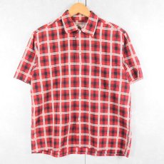 画像1: 60's RIGGS チェック柄シャツ M (1)