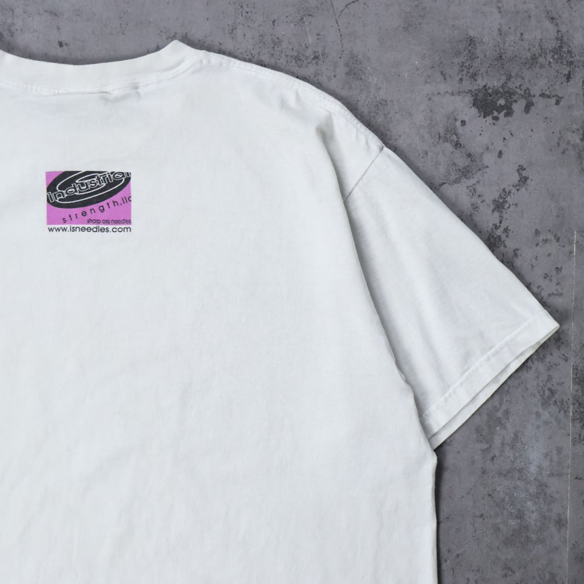 画像2: 90's Industrial Strength ボディピアス用品メーカー プリントTシャツ XL (2)