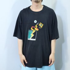 画像2: 90's NRK P3 ラジオ番組プリントTシャツ XL (2)