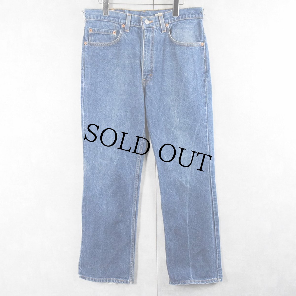 画像1: 90's Levi's 517 USA製 "BOOT CUT" ブーツカットデニムパンツ W33 (1)