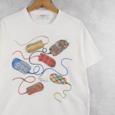 画像1: 2000's LIBERTY GRAPHICS Diana Dee Tyler イラストプリントTシャツ M (1)