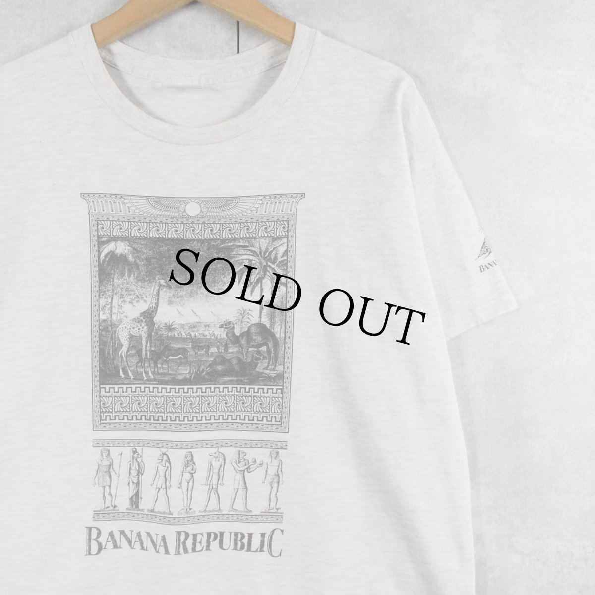 画像1: 90's BANANA REPUBLIC プリントTシャツ (1)