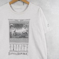 画像1: 90's BANANA REPUBLIC プリントTシャツ (1)