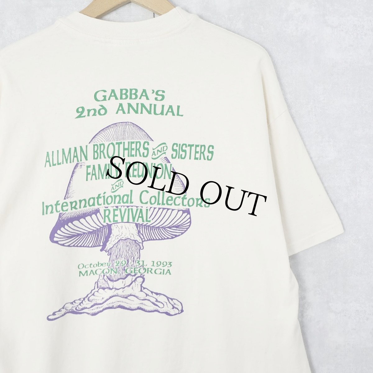 画像2: 90's GABBA USA製 "GABBA'S 2ND ANNUAL" バンドプリントTシャツ XL (2)