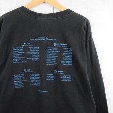 画像2: 2000's LHS CONCERT CHOIR 合唱団プリントロンT BLACK L (2)