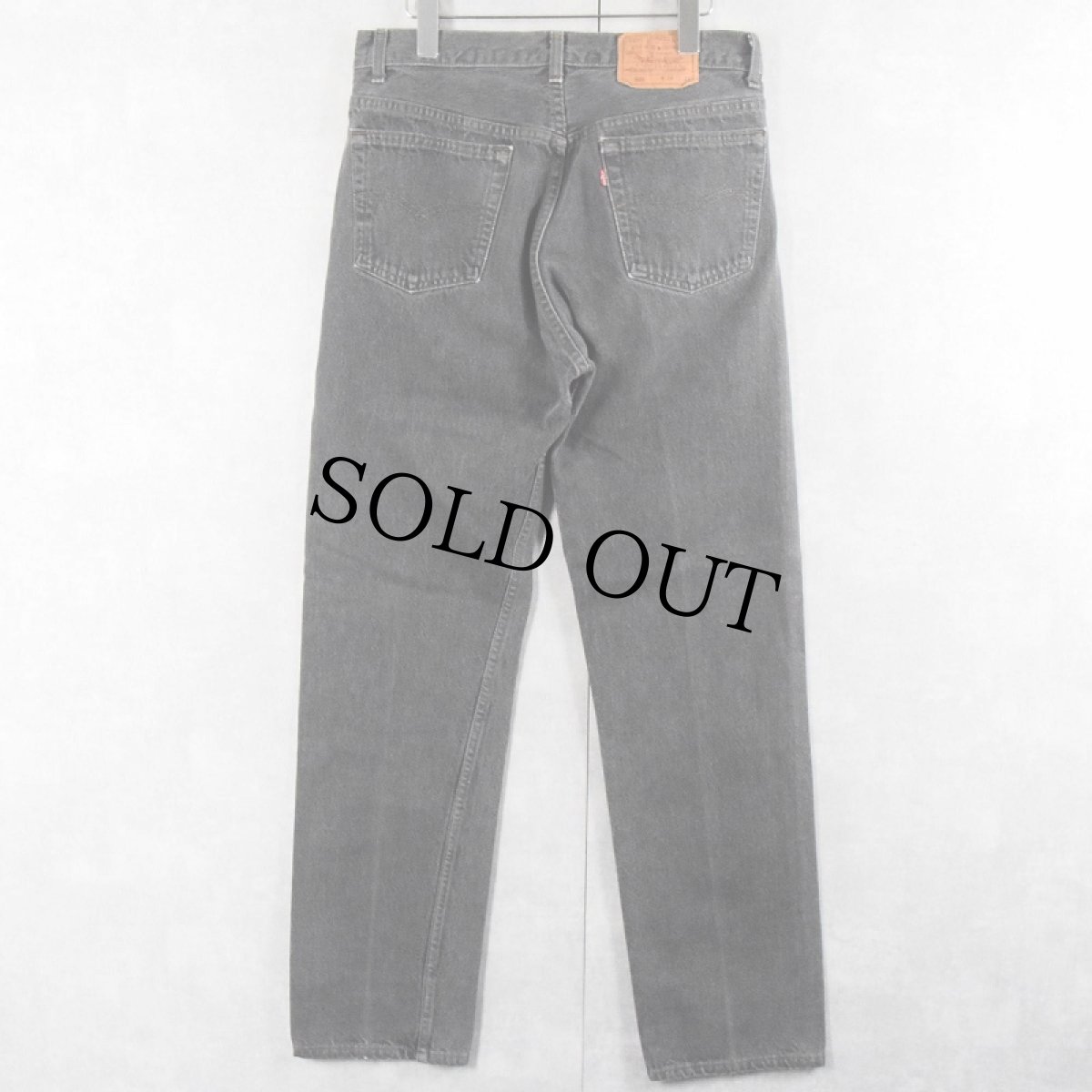 画像2: 90's Levi's 501 USA製 先染め ブラックデニムパンツ W32 (2)