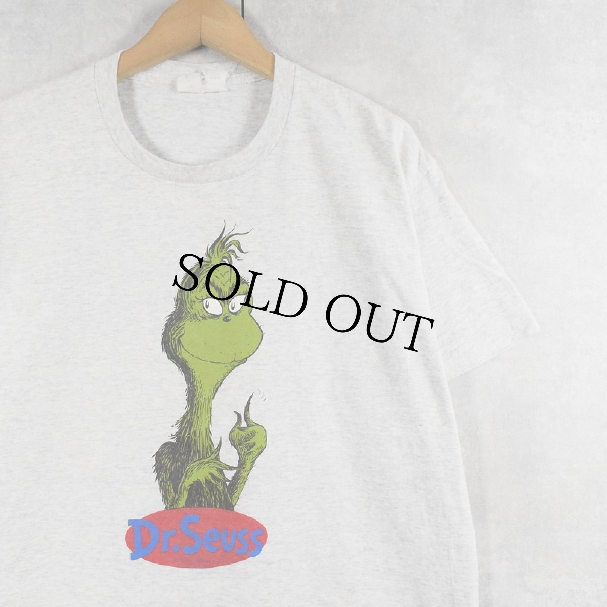 画像1: 90's Dr.Seuss "The GRINCH" キャラクタープリントTシャツ M (1)