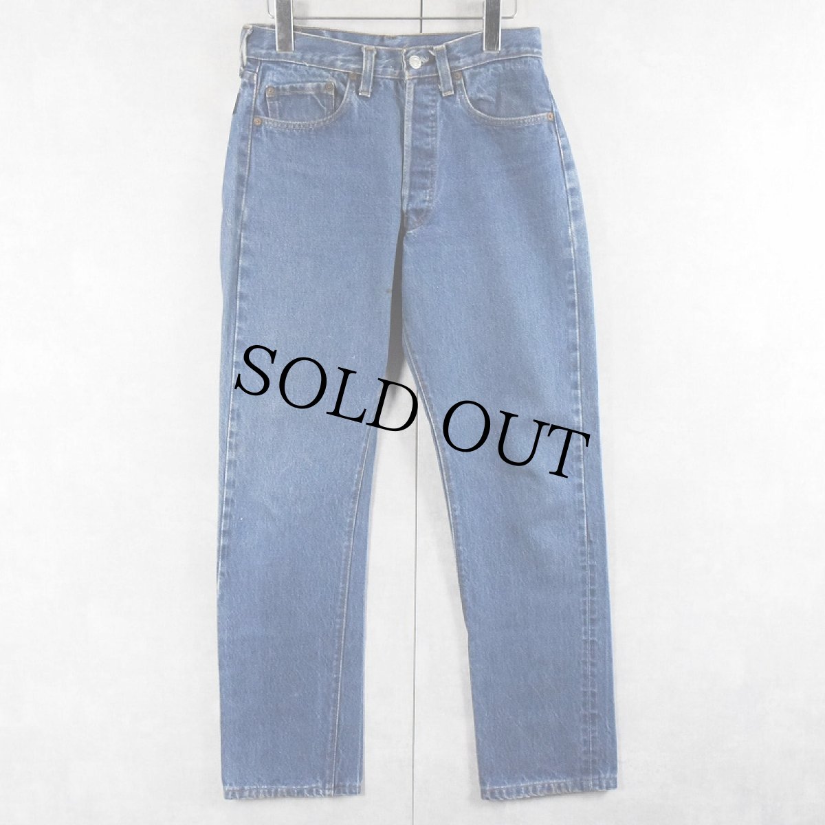 画像1: 80's Levi's 501 USA製 RED LINE デニムパンツ W30 (1)