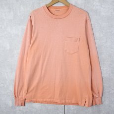 画像1: 90's フェード 無地ロンT (1)