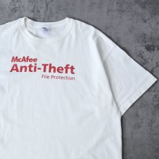 画像2: McAfee Anti-Theft ソフトウェア プリントTシャツ XL (2)