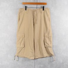 画像2: TRUST リネン×レーヨン カーゴパンツ W37 (2)