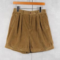 画像1: 80〜90's POLO COUNTRY Ralph Lauren "POLO CORDS" 2タック コーデュロイショーツ SIZE10 (1)