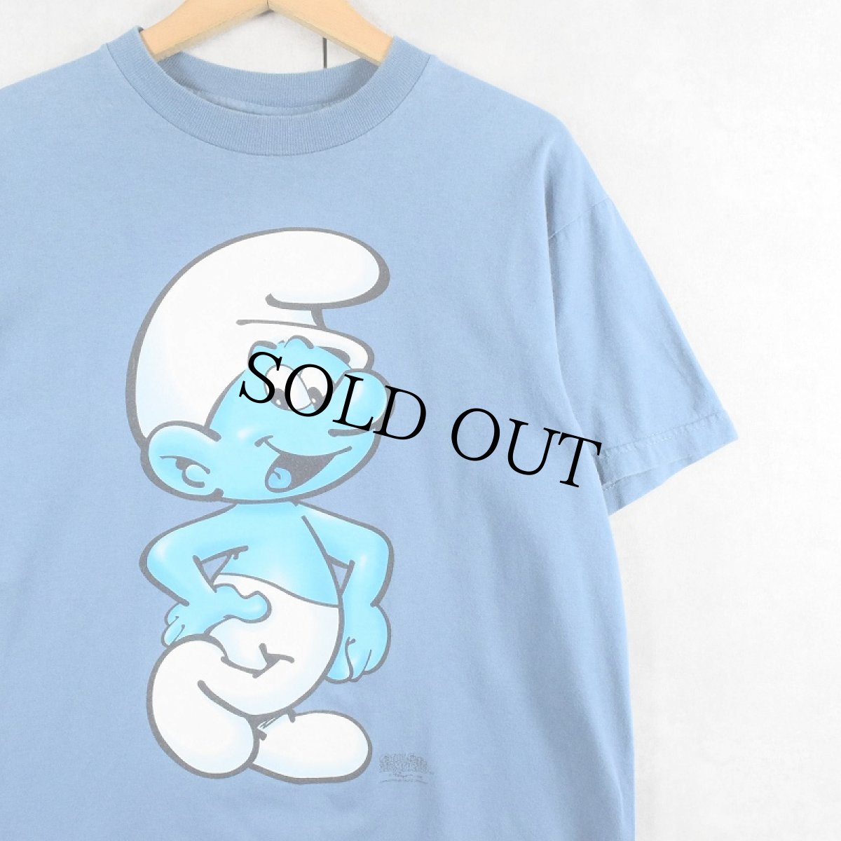 画像1: 90's SMURFS USA製 キャラクタープリントTシャツ M (1)